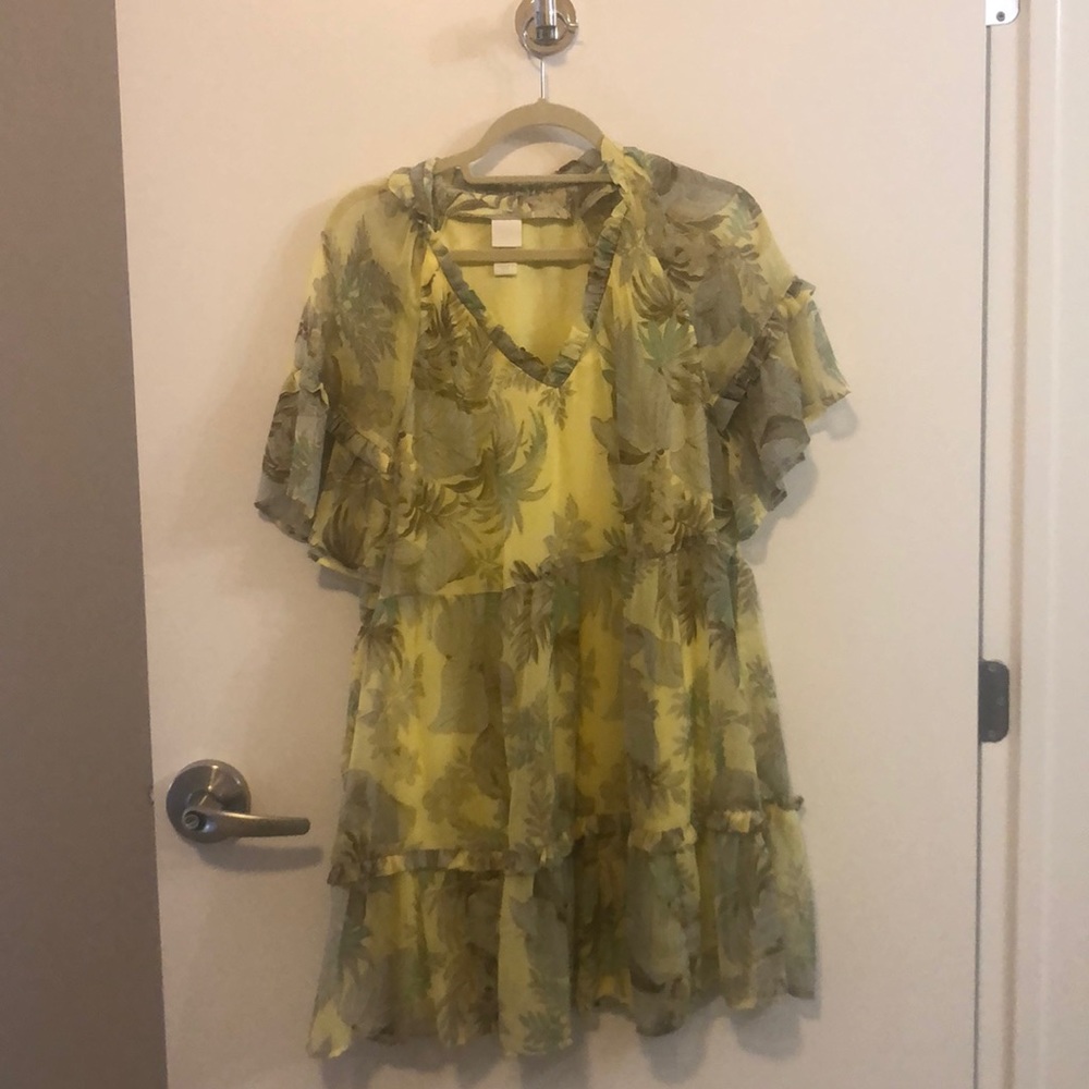 NWOT H&M ruffle tier dress